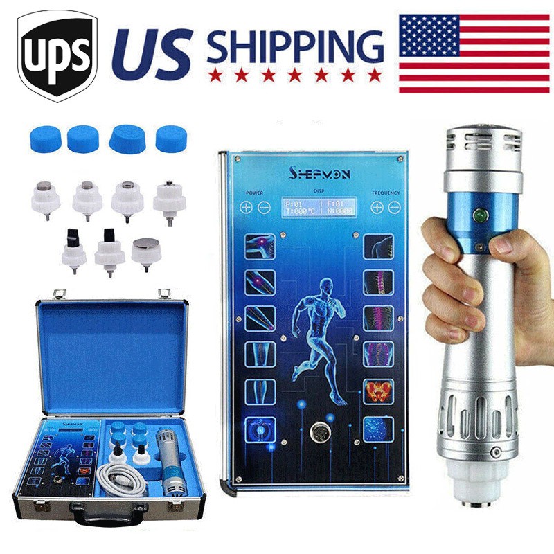 Focused Touch Screen Shockwave Therapy Machine 7 Heads ED Treatment Pain Relief