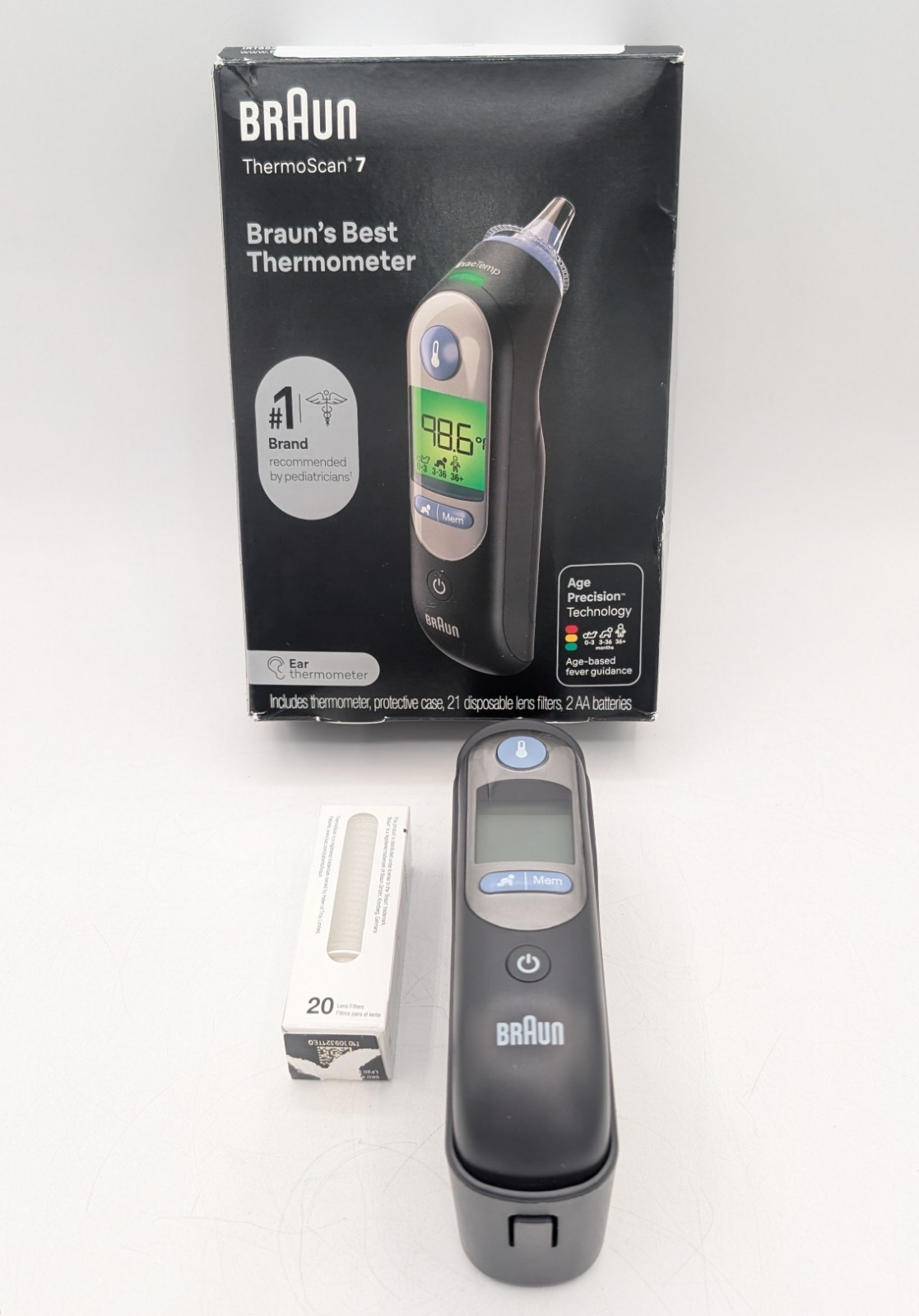 Braun ThermoScan 7 Digital Ear Thermometer w/ Age Precision