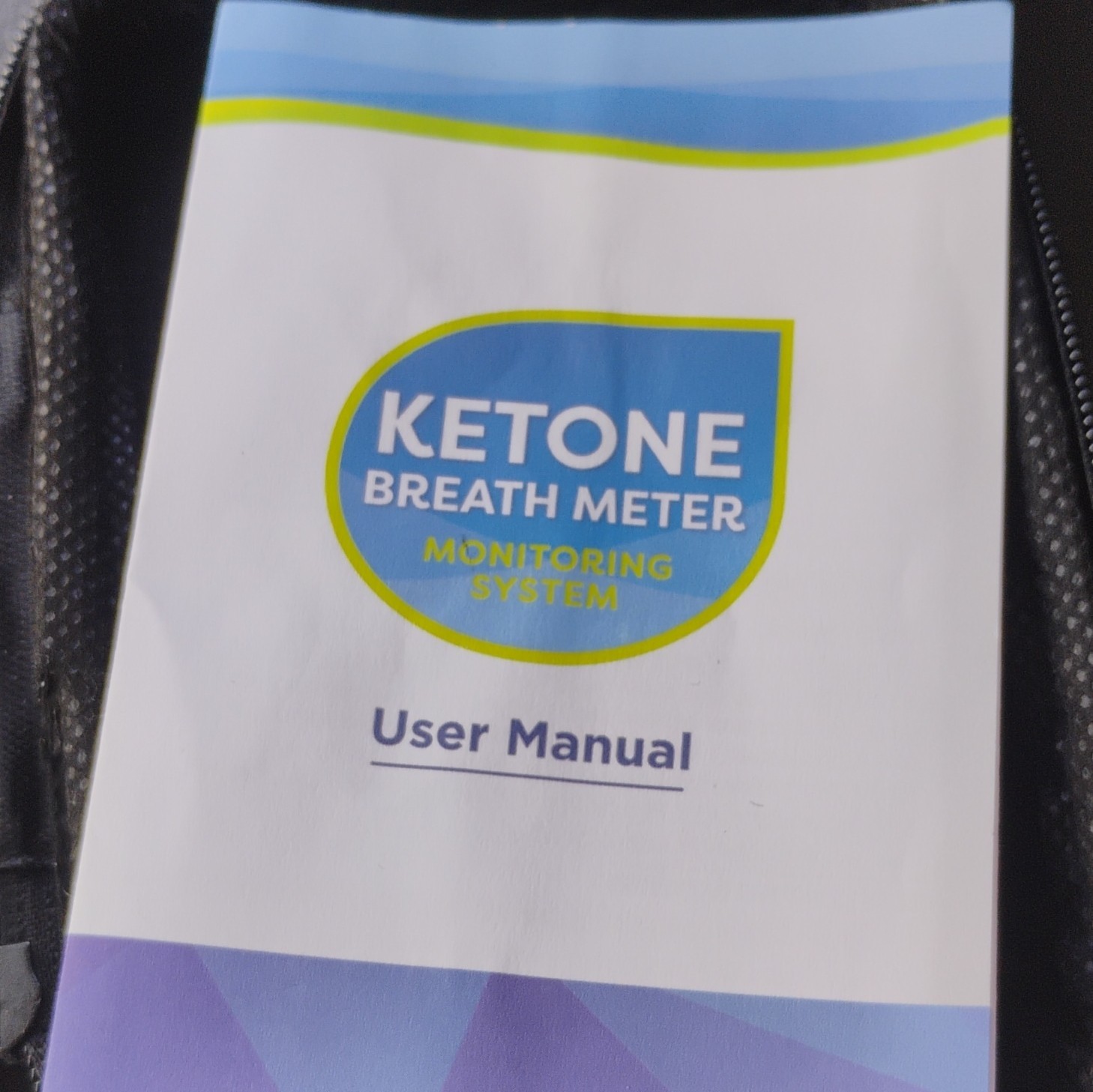 Ketone Breath Meter Digital Electronic Breathalyzer White w/ Case & Manual