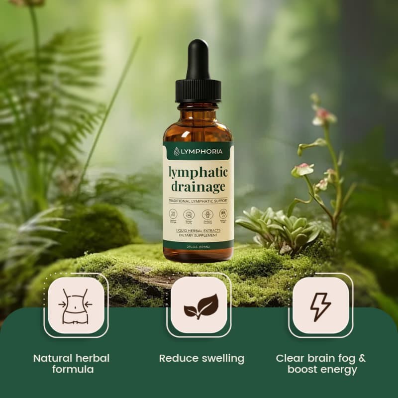 Lymphoria – Lymphatic Drainage Bloat Relief – Detox, & Immune Support 59ml US