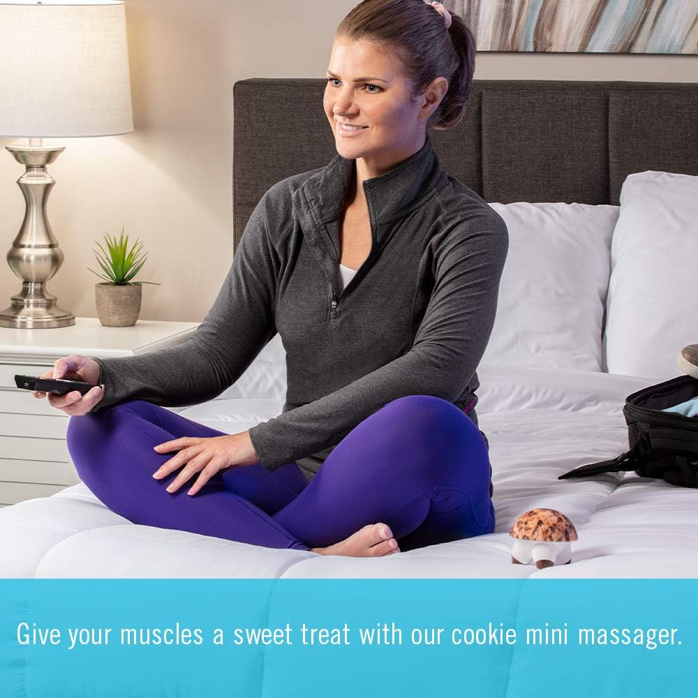 Sweet Treats Mini Massager-Vibration Massage with Comfort Grip, Cookie