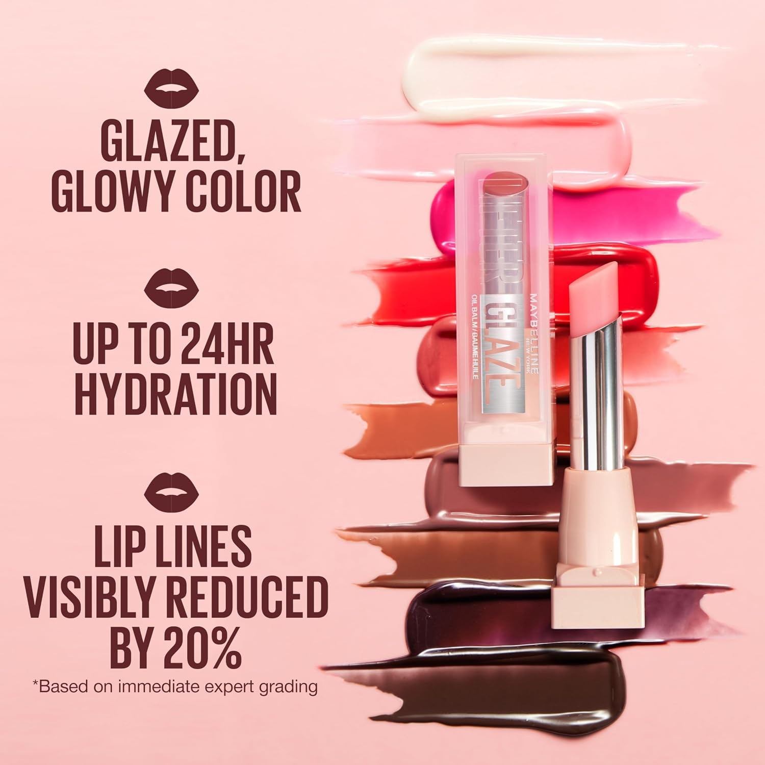 Maybelline Lifter Glaze Oil Balm Berry Haze Mauve Hydrating Lip Balm