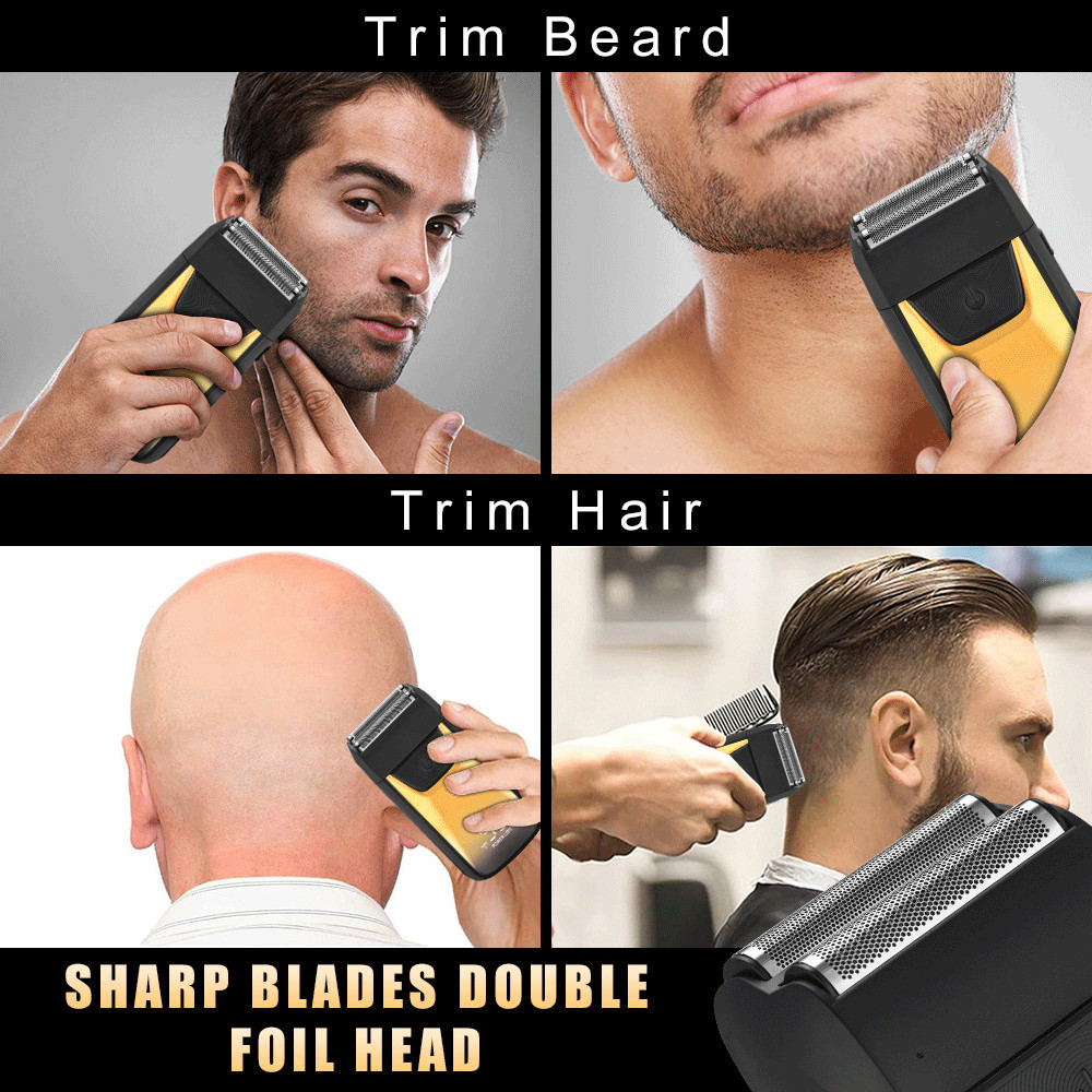 Professional Rechargeable Electric Shaver Trimmer Razor For Hair Beard Gift Mens