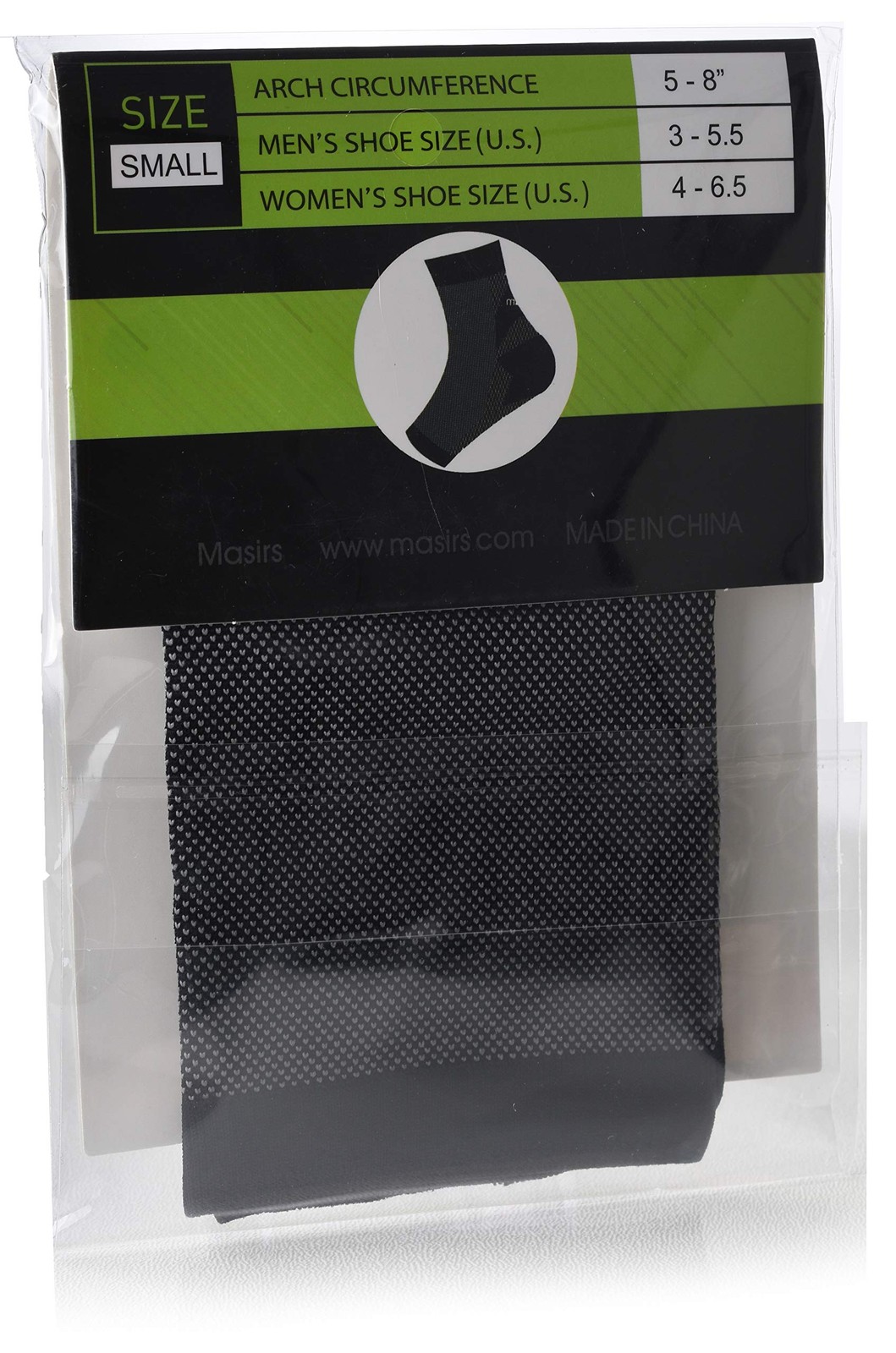 Ankle Compression Socks – A Toeless foot Sleeve, Splint for Women Small, Grey
