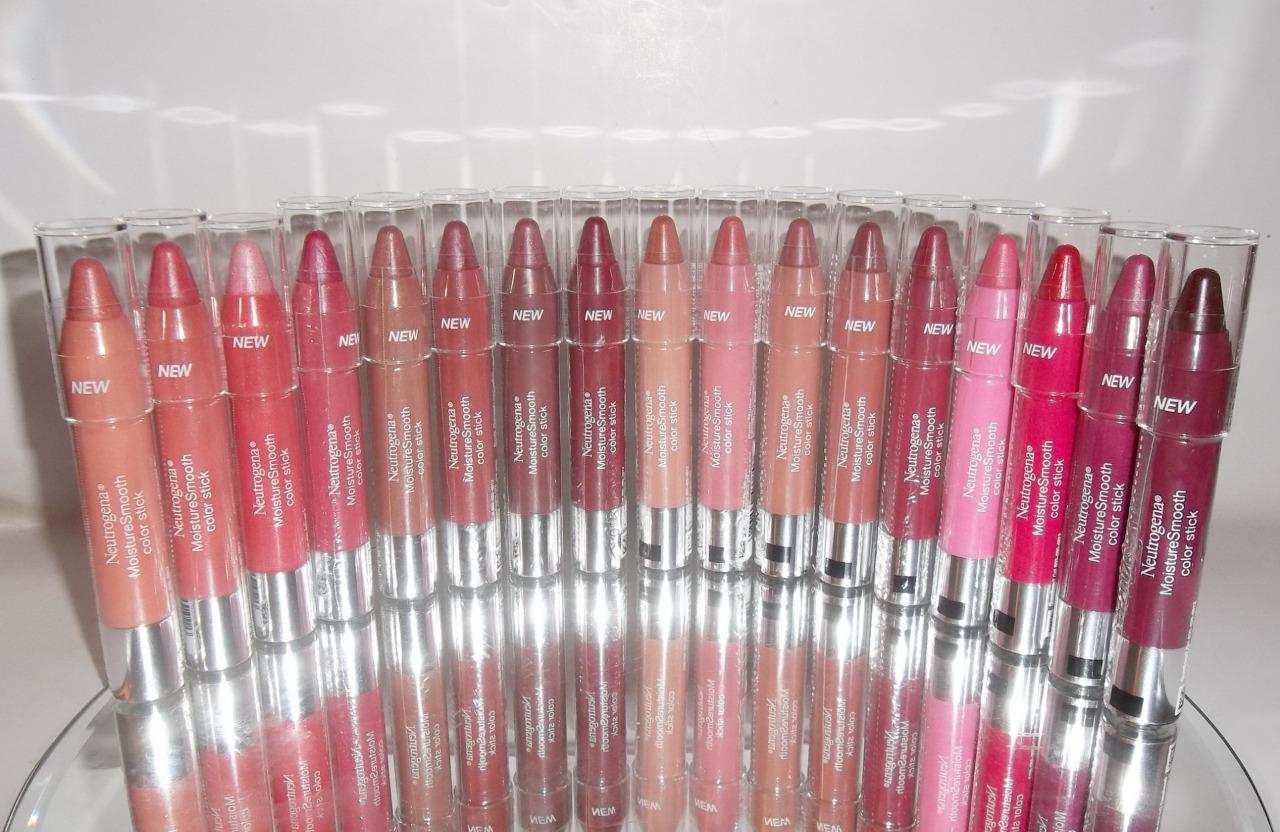 Neutrogena Moisture Smooth Color Lip Stick Gloss Balm Lipstick 0.11oz YOU CHOOSE