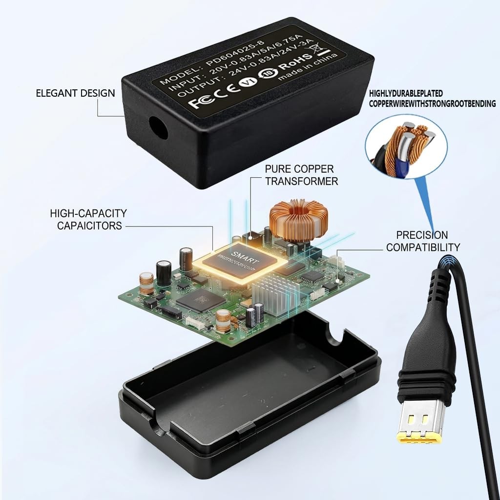 USB C PD Power Cable for ResMed AirSense 11 AirMini 65W Battery Backup