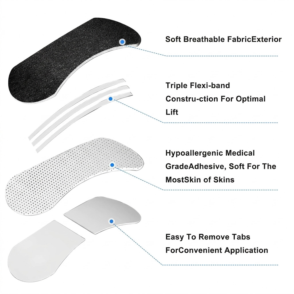 Wake Up Rested – Nasal Strips for Deeper Sleep & Easy Breathing (30 Pack)