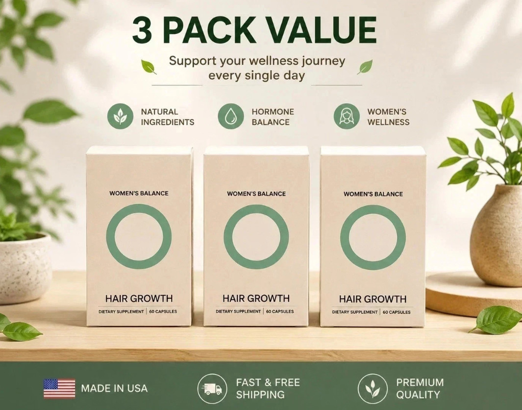 Pack of 3 Women’s Balance capsules – 3 month supply Ages 45 and Up-Free Shipping