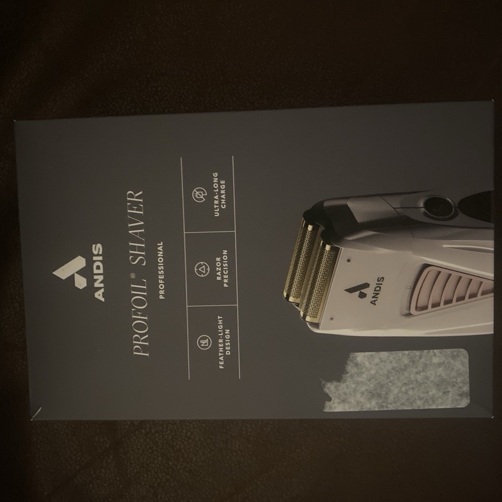 Andis Titanium￼ProFoil Professional Facial Foil Shaver Cordless/Corded Silver
