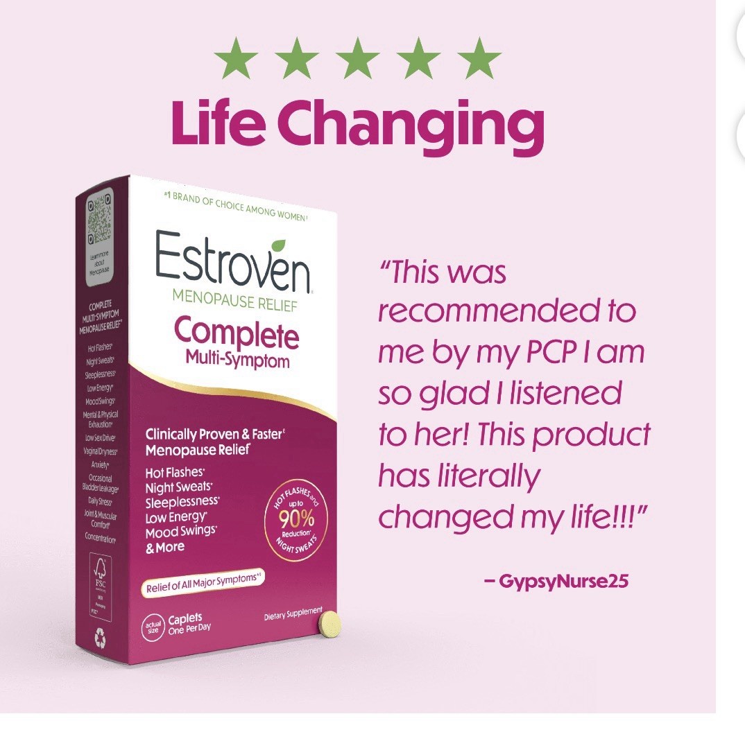 Estroven Complete Multi-Symptom Menopause Relief 60 Caplets .