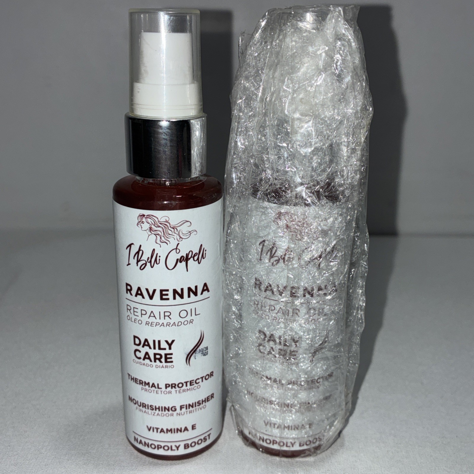 Lot Of 2 New Ibelli Capelli Ravenna Repair Oil 60 mL Each Exp:10/2028