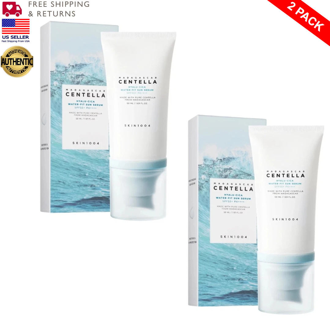 [ 2-Pack ] SKIN1004 Centella Hyalu-Cica Water-Fit Sun Serum 50ml SPF50+ PA++++