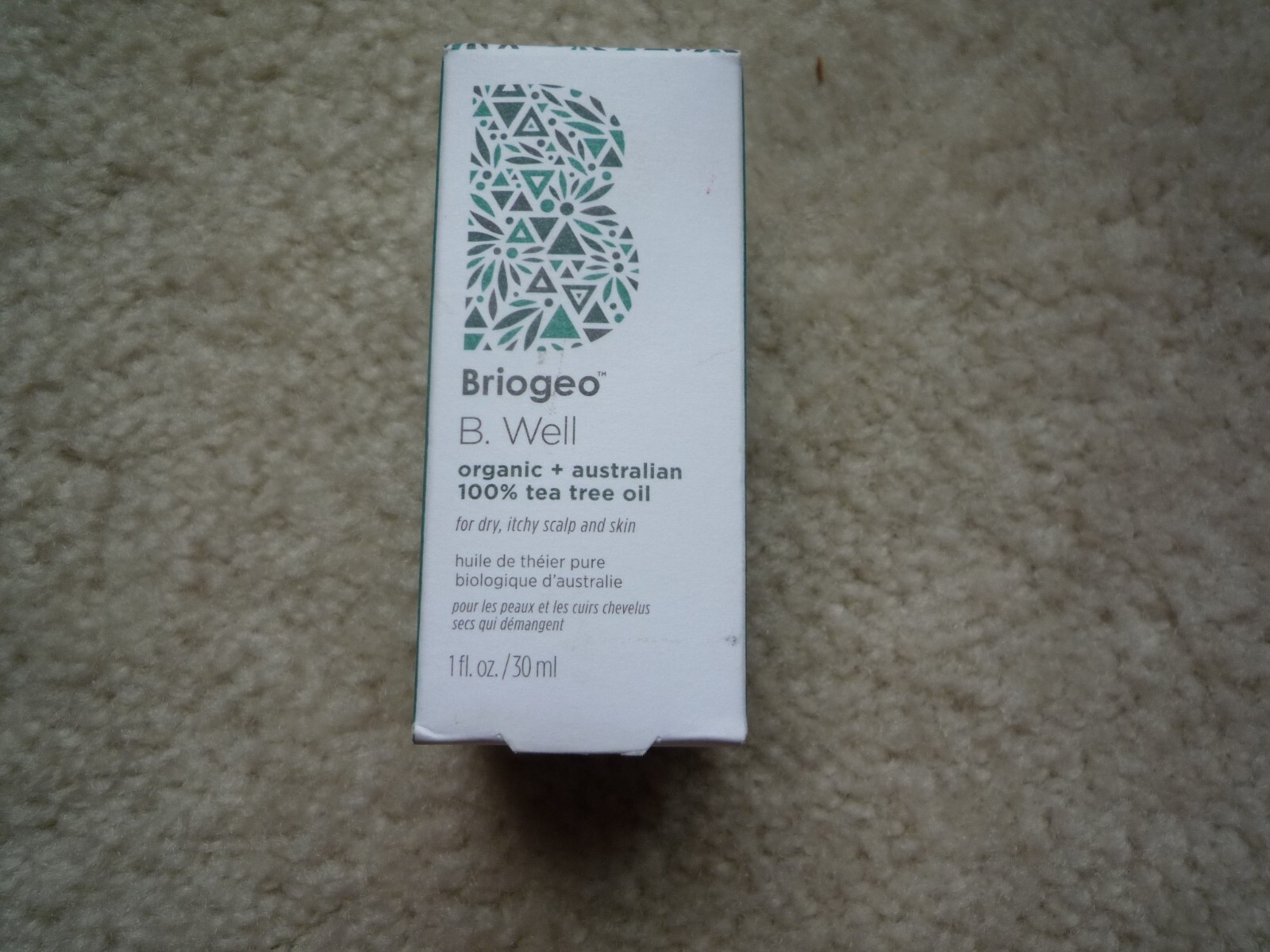 Briogeo B Well Organic Australian 100% Tea Tree Oil 1oz Dry Scalp Treatment