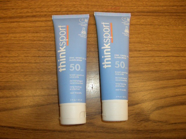 2 Tubes Thinksport SPF 50+ Sunscreen 3 oz each Exp. 1/2029