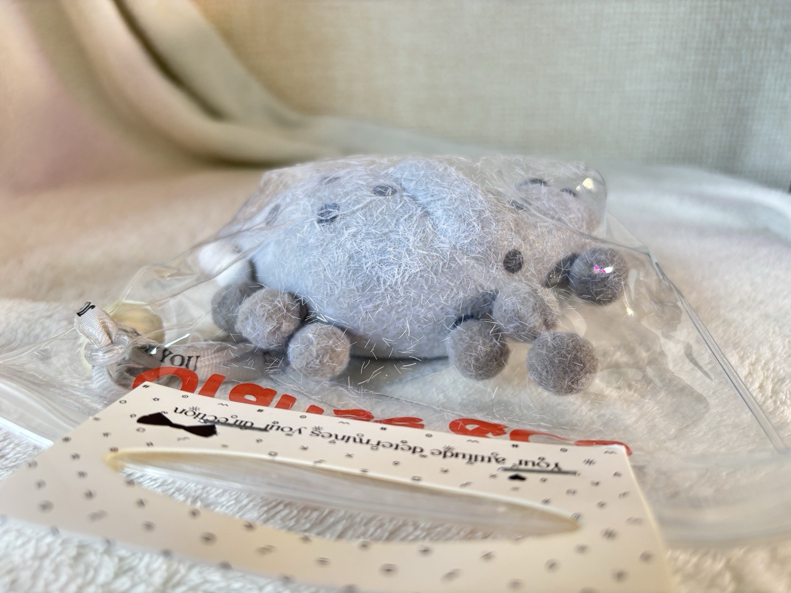 Orange&Co Kawaii Seal Squishy Slow Rising Gray Polka Dot Soft Toy Japan