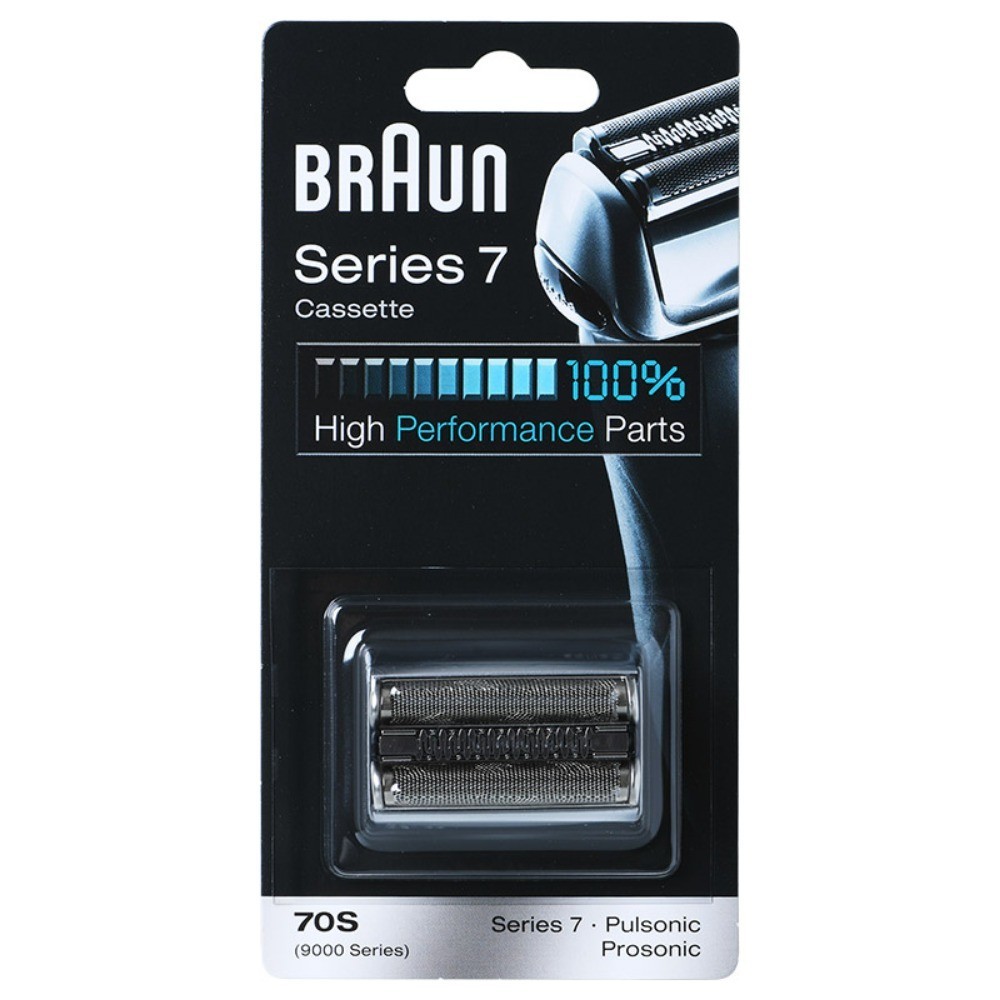 Genuine Braun Series 7 Replacement Head 70S – Cassette Foil & Cutter, Silver