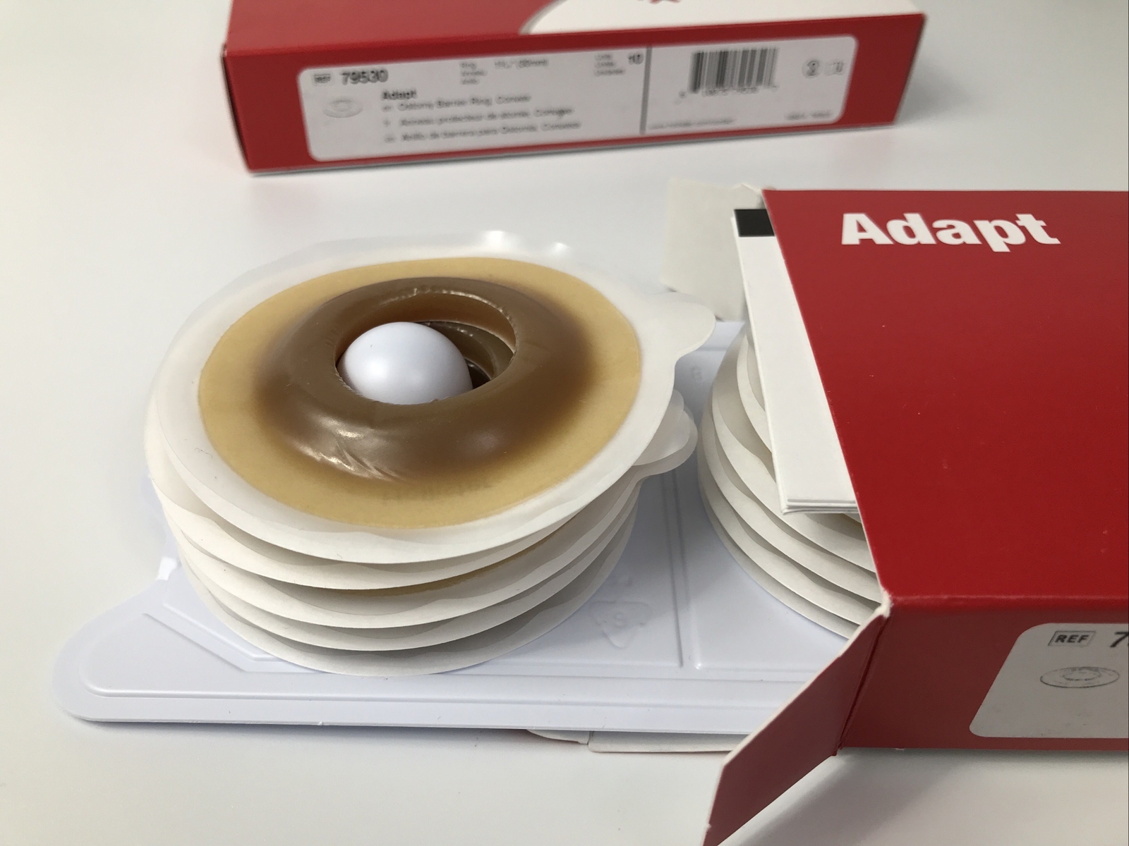 20 Hollister 79530 Adapt Round Convex Barrier Stoma 1-3/16″ 30mm Rings Exp 2029