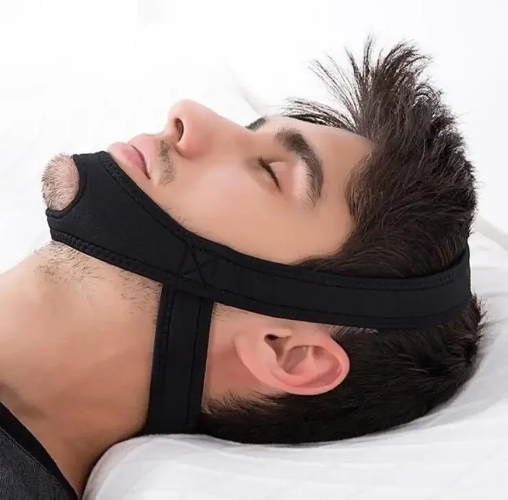 Snore Stop Anti Snoring Chin Strap Sleep Apnea Belt Snoreless Sleep Jaw Solution