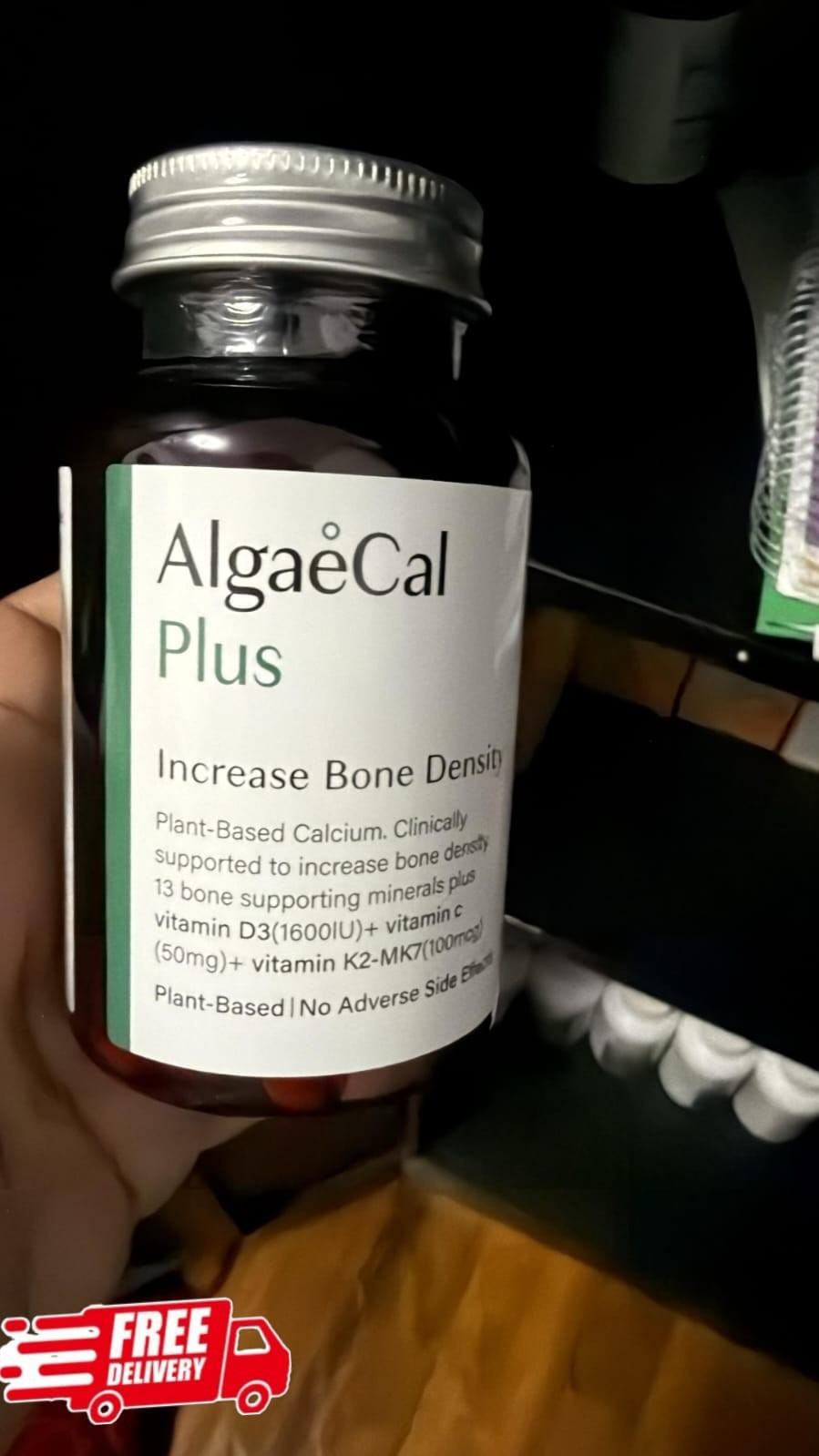 AlgaeCal Plus Stronger Bones Veggie Capsules 120 Count