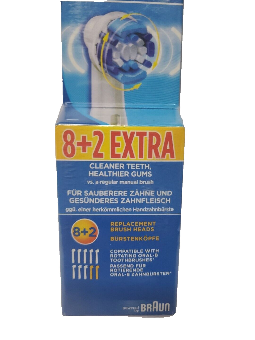 ORAL-B PRECISION CLEAN 8 + 2 EXTRA Replacement Brush Heads