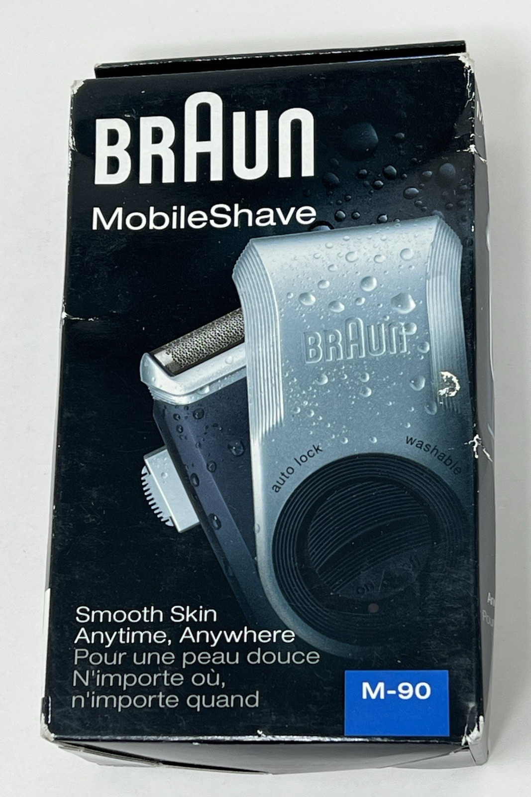 Braun M90 MobileShave Battery Operated Travel Shaver New In Box / Sealed