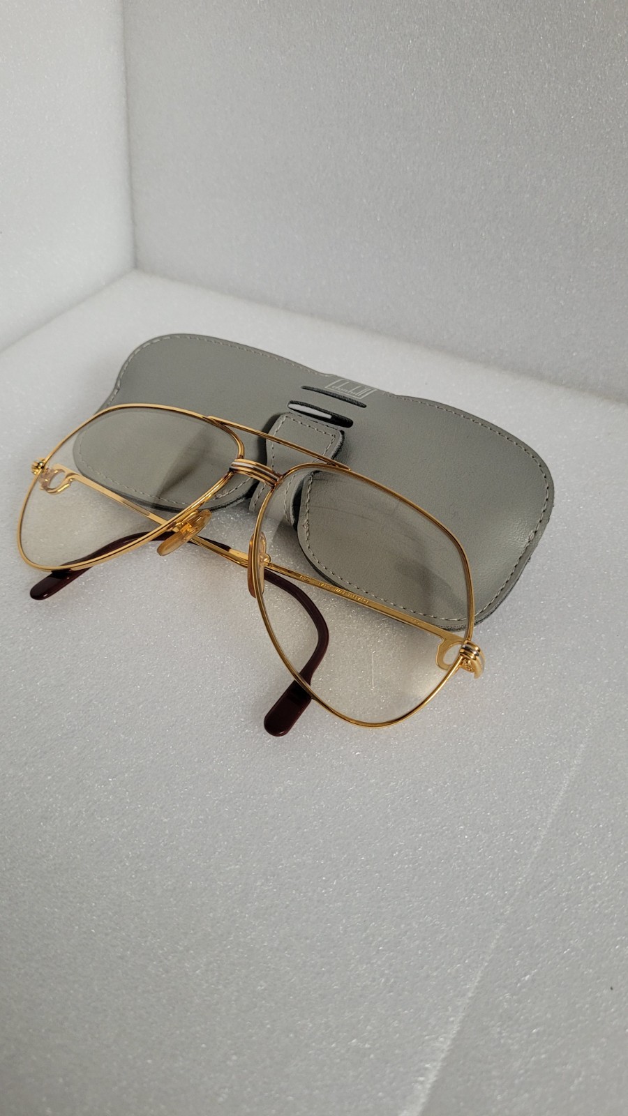 Cartier Paris Gold, Aviator Eyeglass Frames Unisex Adults Full RimDesigner