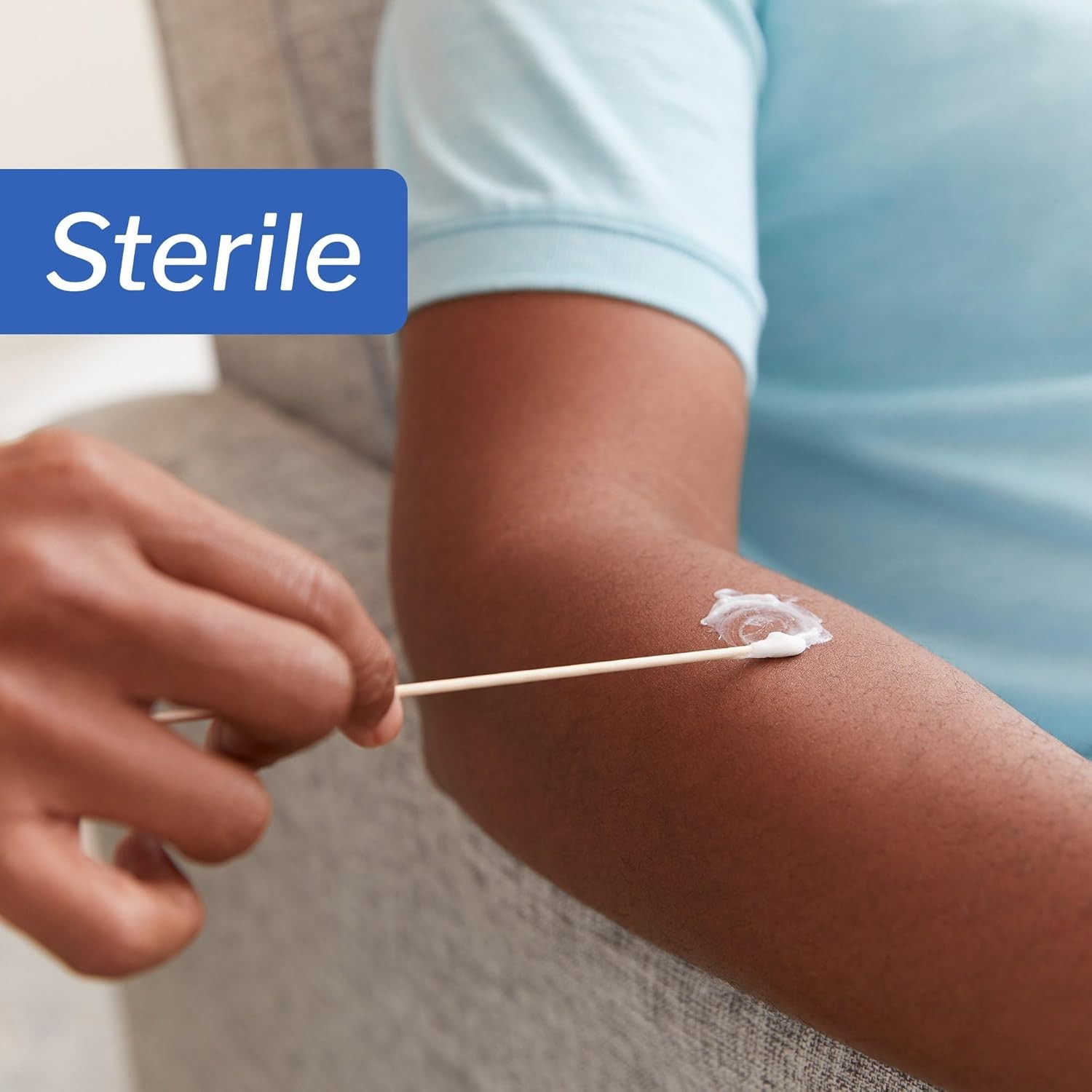 McKesson Cotton Tipped Applicator, 6 in [100 Count] Long Sterile Medical Swabs,