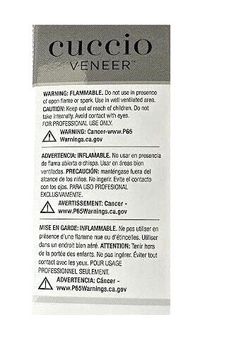 Cuccio Colour Veneer Treatment Pack (Prep #1 Fuse #2 Base #3 Top #5 13ml each)
