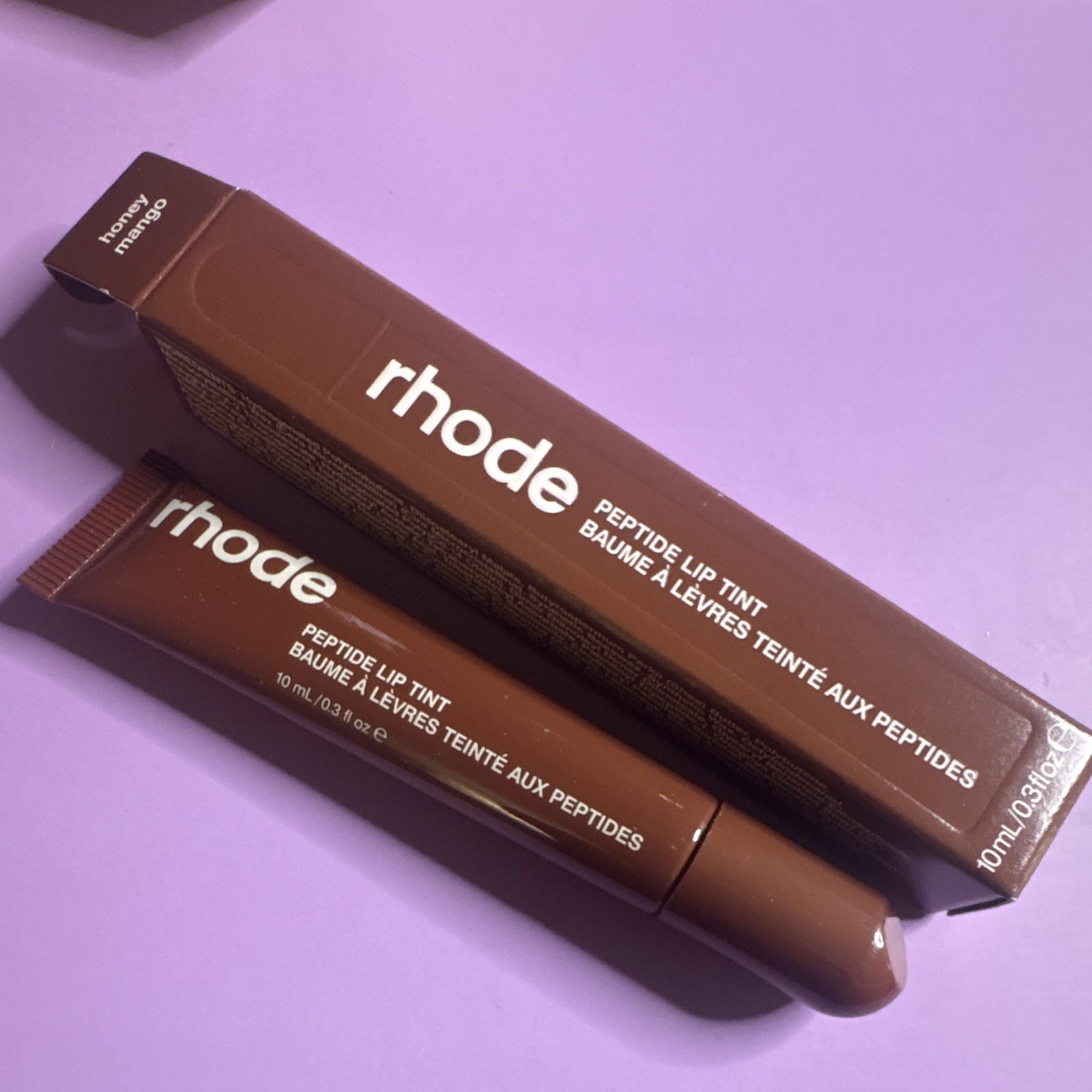 rhode Peptide Lip Tint Brown Honey Scent Lip Treatment Balm 10 mL/0.3 fl oz
