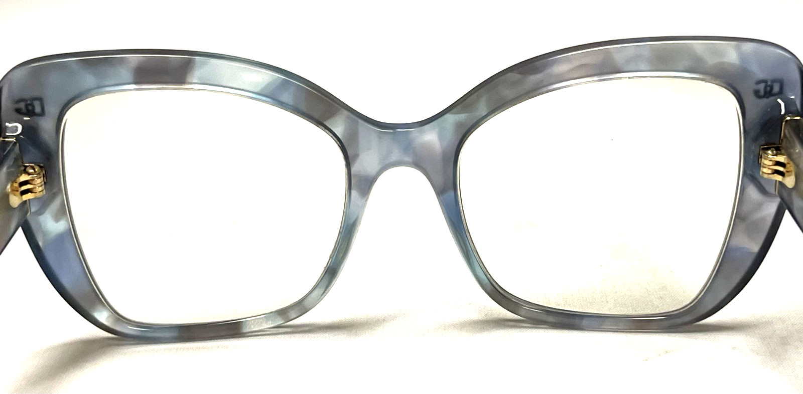 DOLCE & GABBANA DG 4348 3320/8F Blue Plastic Butterfly Women’s Eyeglasses Frames