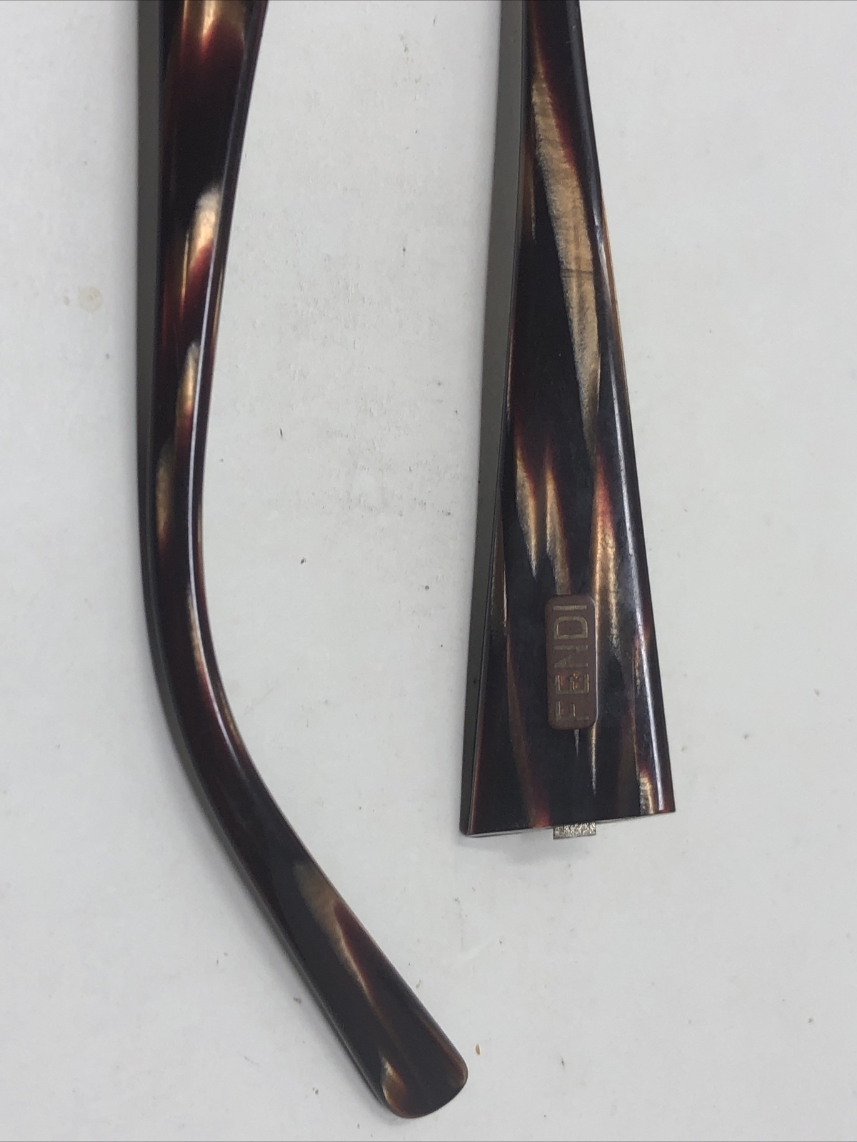 FENDI F603 210 140mm BROWN ITALY TEMPLE ARM PARTS Z841