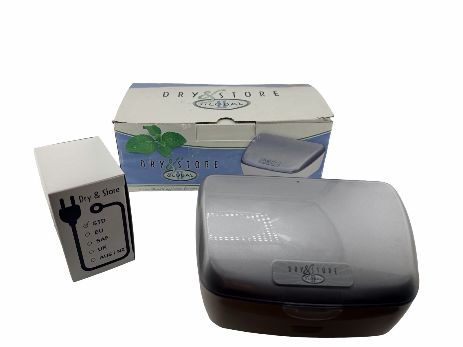 Dry & Store Global Hearing Aid Dryer Dehumidifier Case w/ UV Sanitizer TRG-AC II