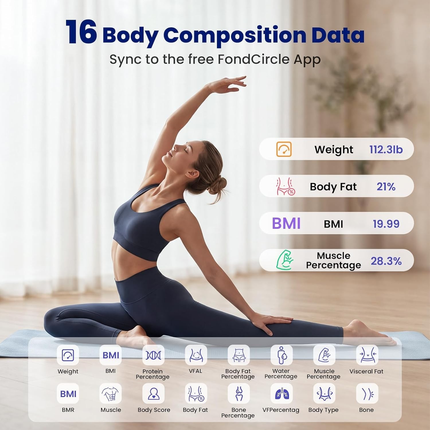 Digital Body Weight Scale Highly Accurate Scale for Weight LCD Display, 400 lbs
