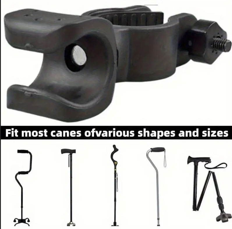 1 Pcs Cane Holder for Walker, Universal Cane Holder Rollator Accessories Stro…