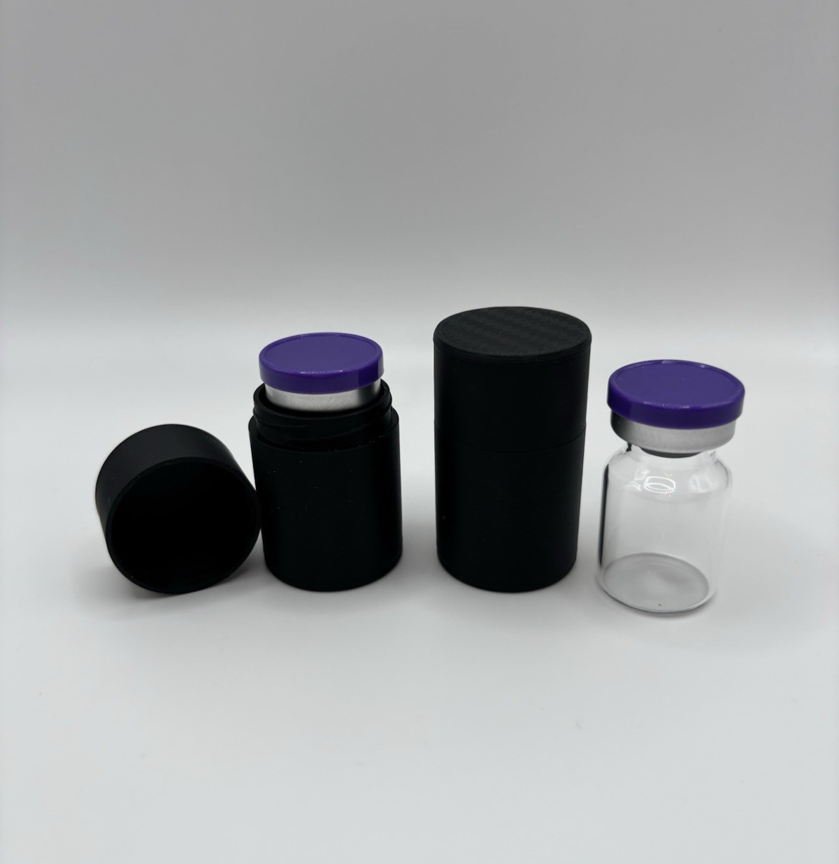 Single Peptide Vial Holders 3mL / 5mL / 10mL sizes – Multi-pack Options