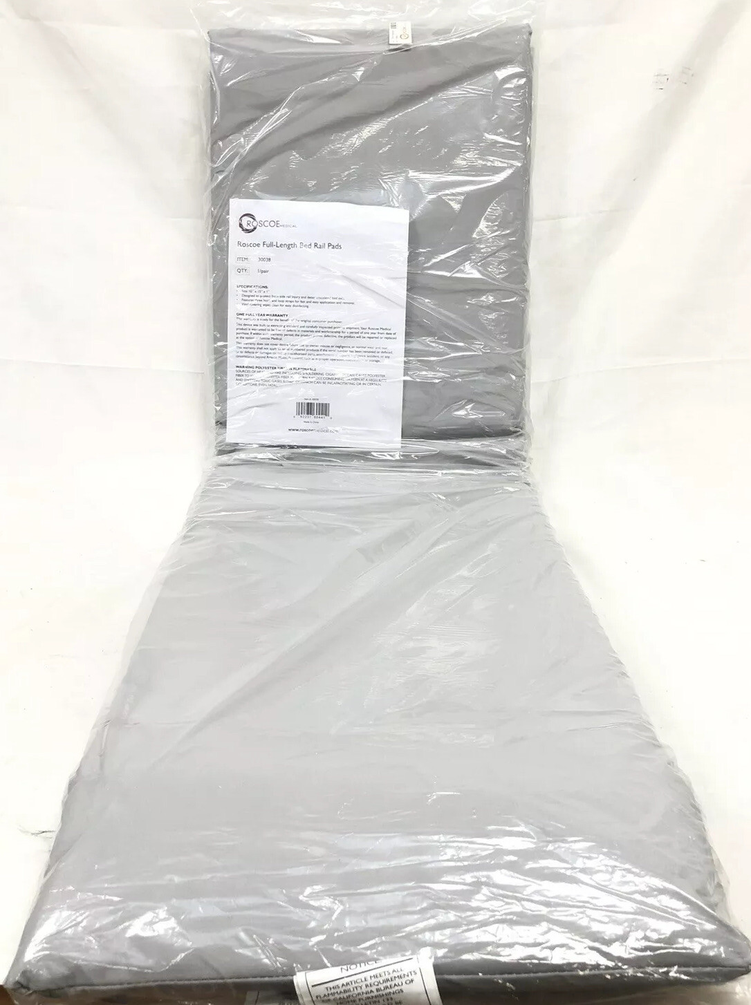 1 Roscoe Full-Length Bed Raid Pads Pair New Sealed 30038 48″x15″x1″