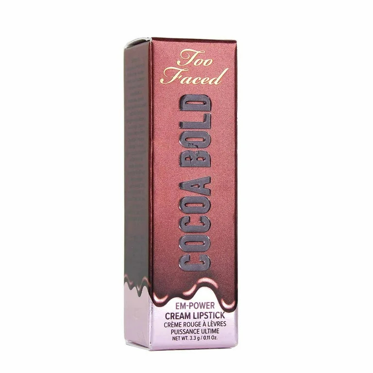 TOO FACED ~ COCOA BOLD EM-POWER CREAM LIPSTICK~Pick Shade ~ 0.11 OZ-New in box