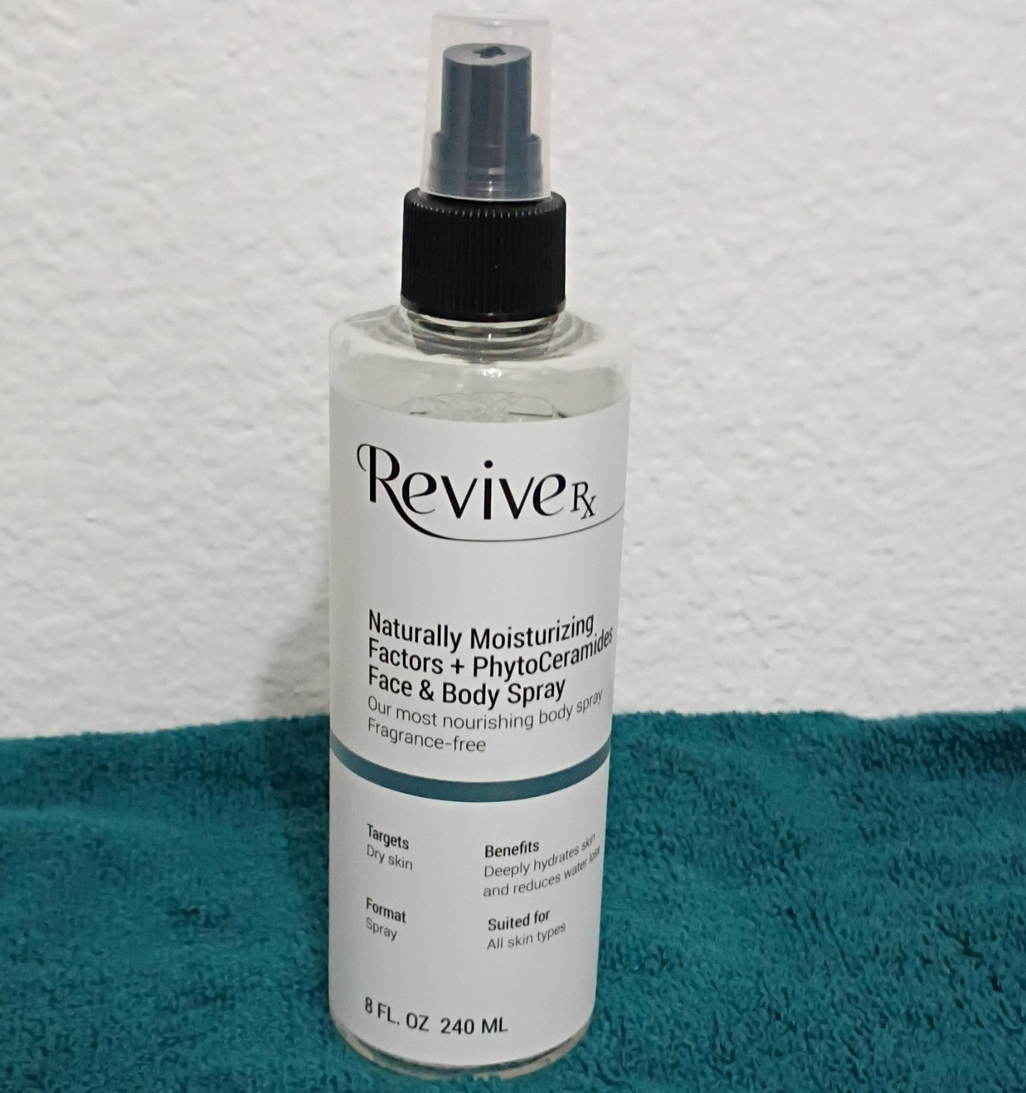 ReviveRx Hydrating Fragrance-Free Face & Body Moisturizer Spray 8 fl oz