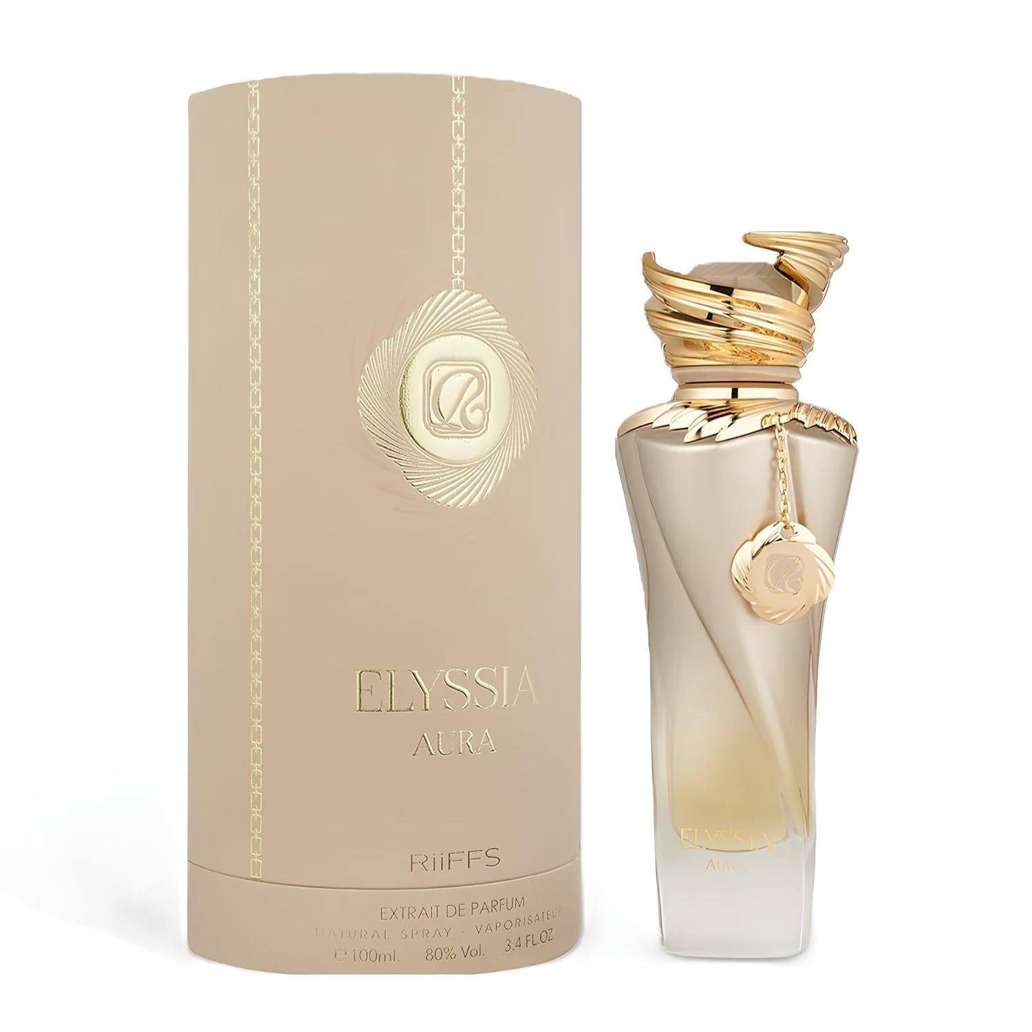 RiiFFS Elyssia Aura – Spicy, Gourmand, Woody – Extrait de Parfum Spray Long-Last