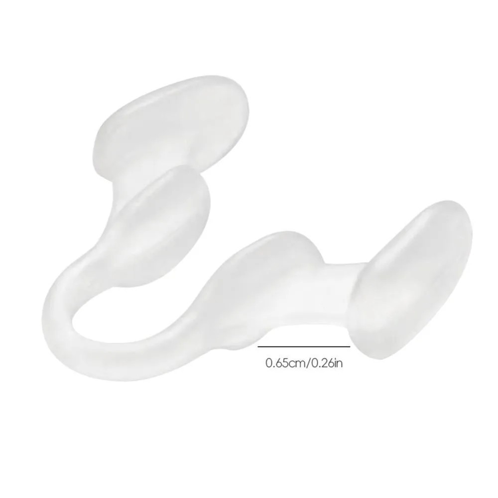 Silicone Nose Clip Anti Snoring Nasal Dilator Stop Aid Easy Breathe for Sleeping