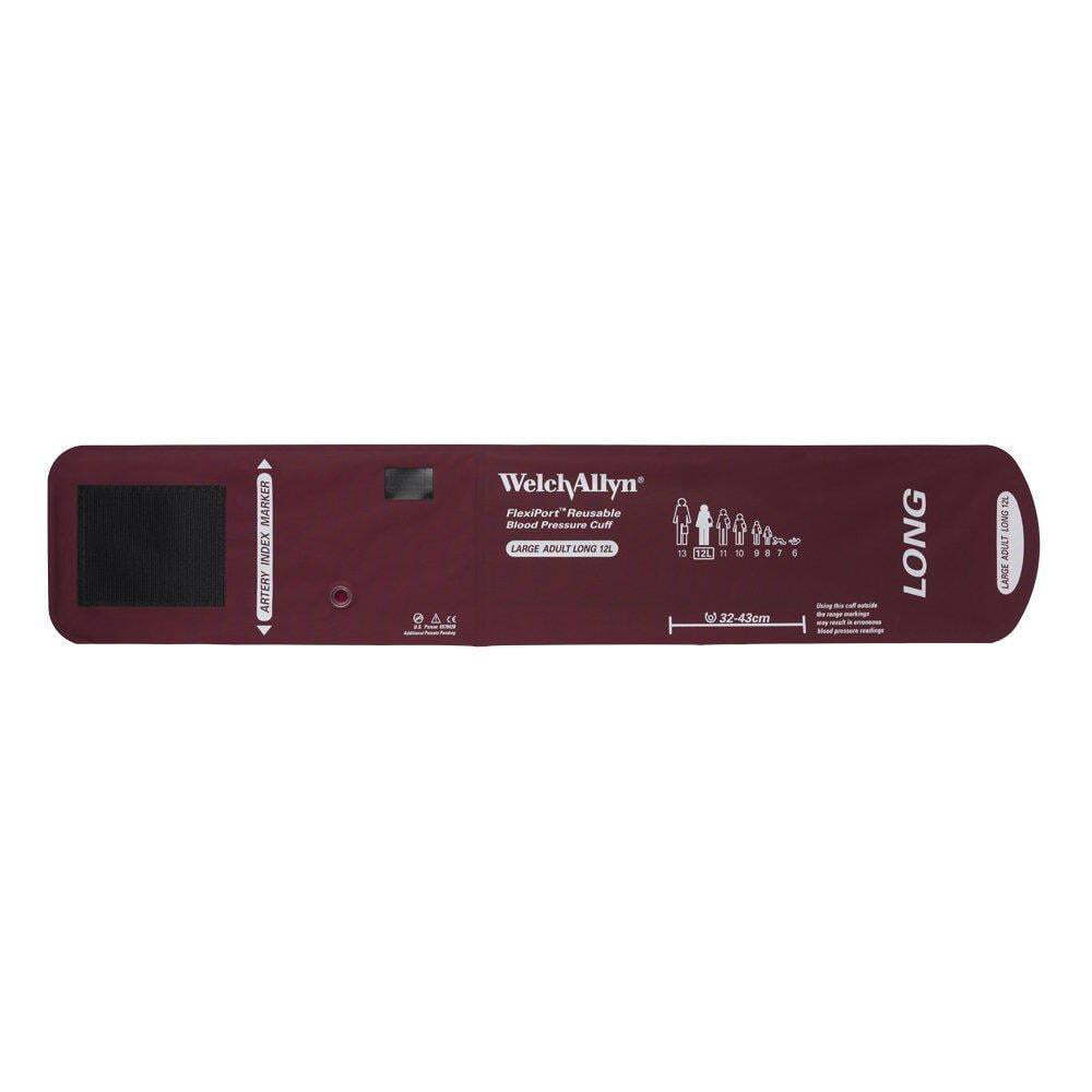 Welch Allyn Reuse-12L FlexiPort Blood Pressure Cuff, Size 12L Large (Each)
