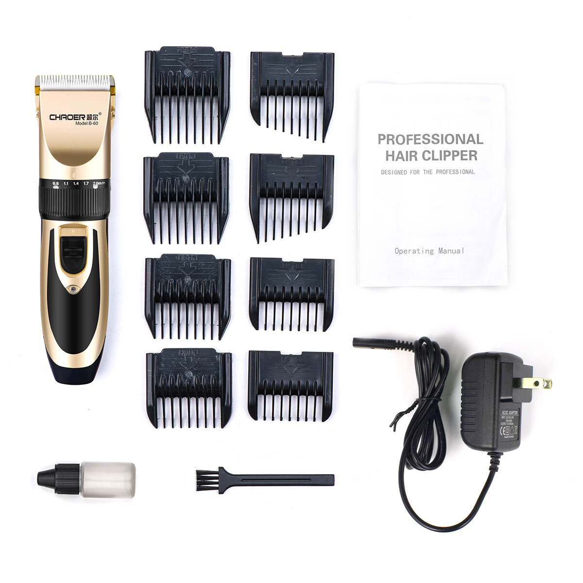 Professional Hair Clippers for Men Cordless Barber Clippers and Trimmer Set