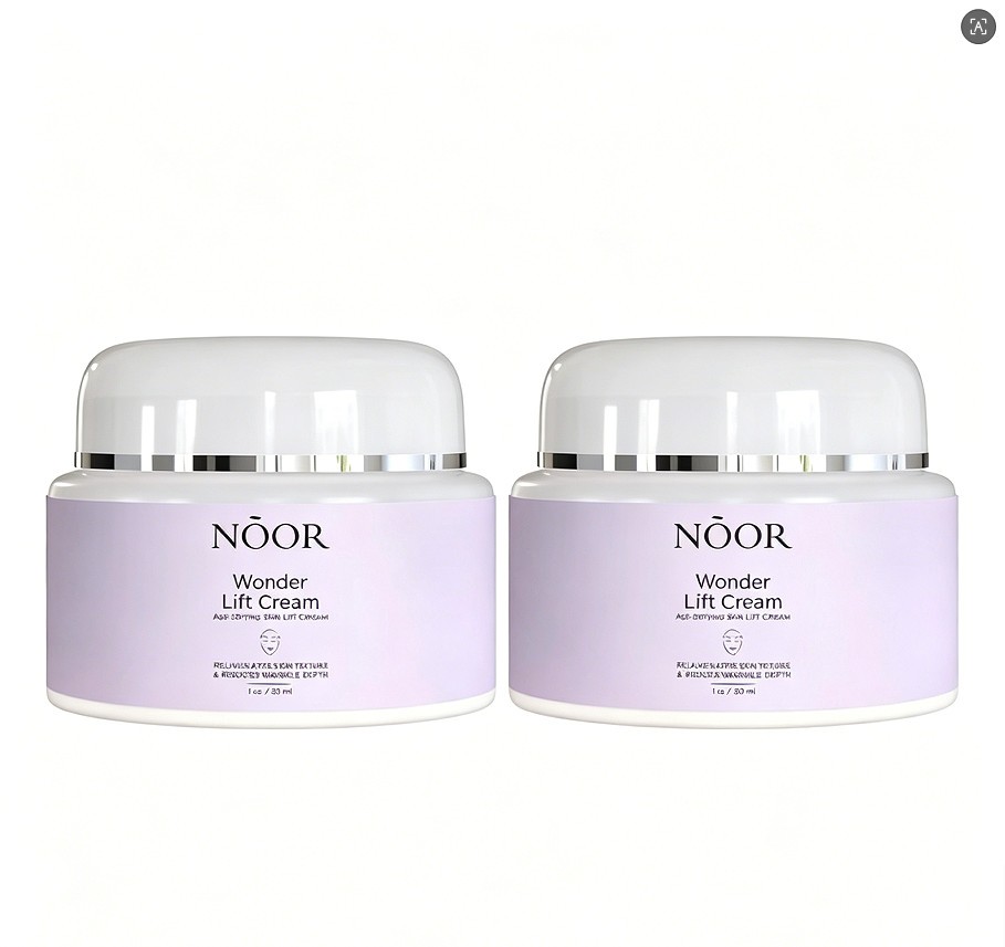 2 Pack Noor Wonder Lift Cream Natural 2Fl Oz Women Anti-Aging Lift Skin Cream US