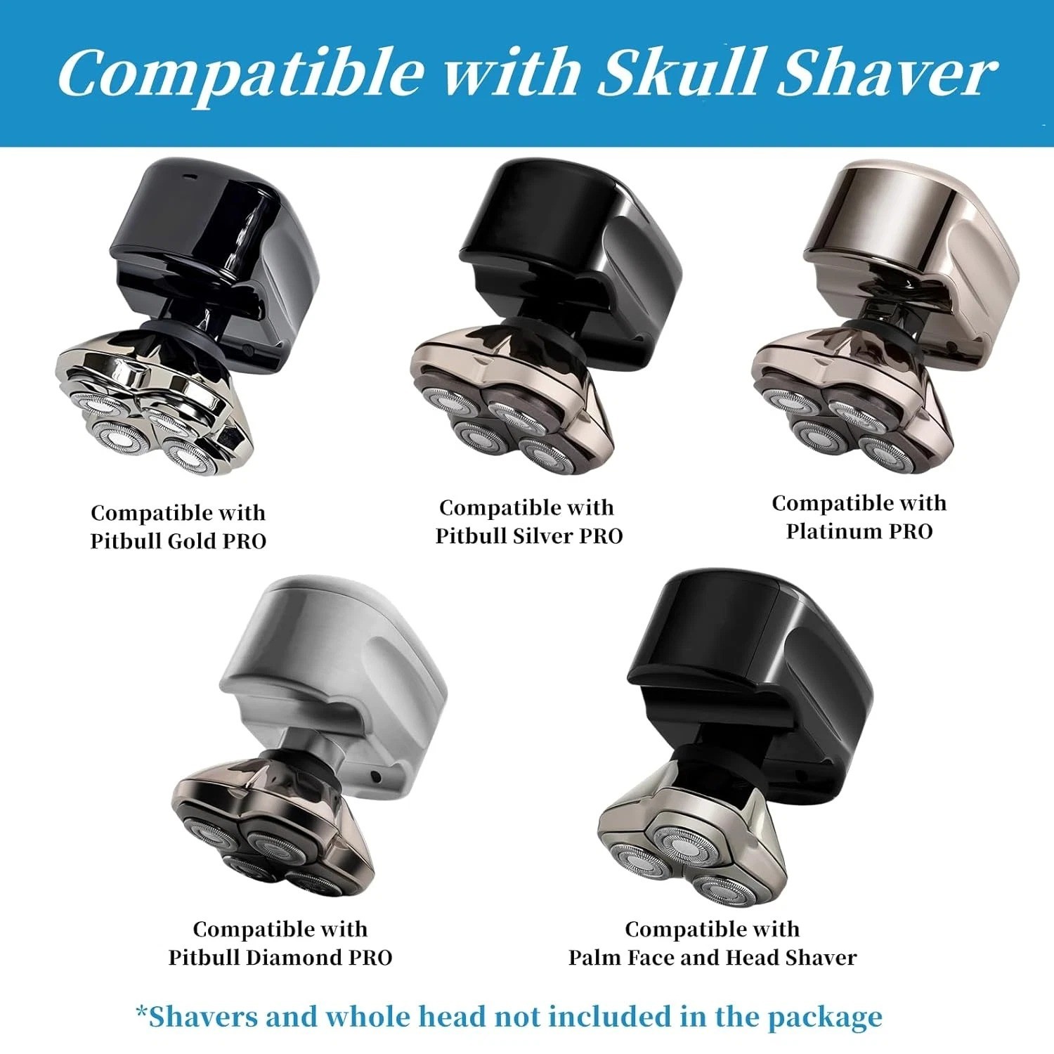 Shaver Head Replacement Blade for Skull Shaver Pitbull Gold Silver Platinum PRO
