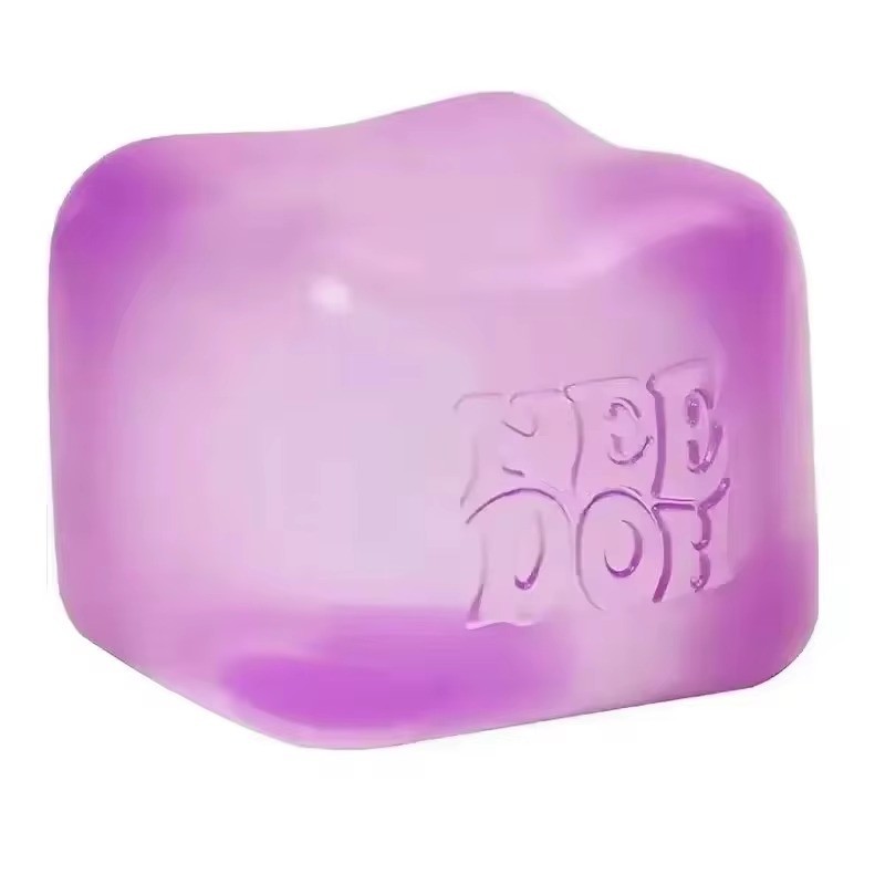 Nee Doh Nice Cube – Authentic – Pick Your Color – Blue Purple Pink – Brand New!