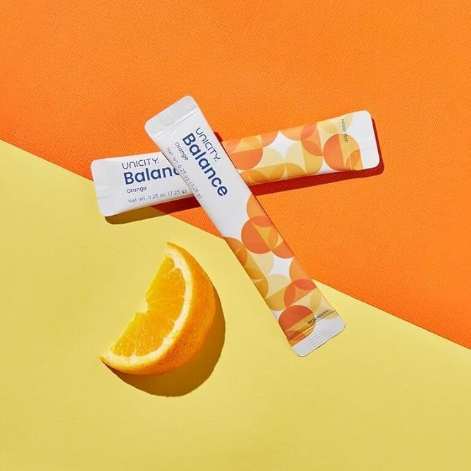 UNICITY Balance Cholesterol Support Drink Mix 30 Stick Pack (ORANGE)