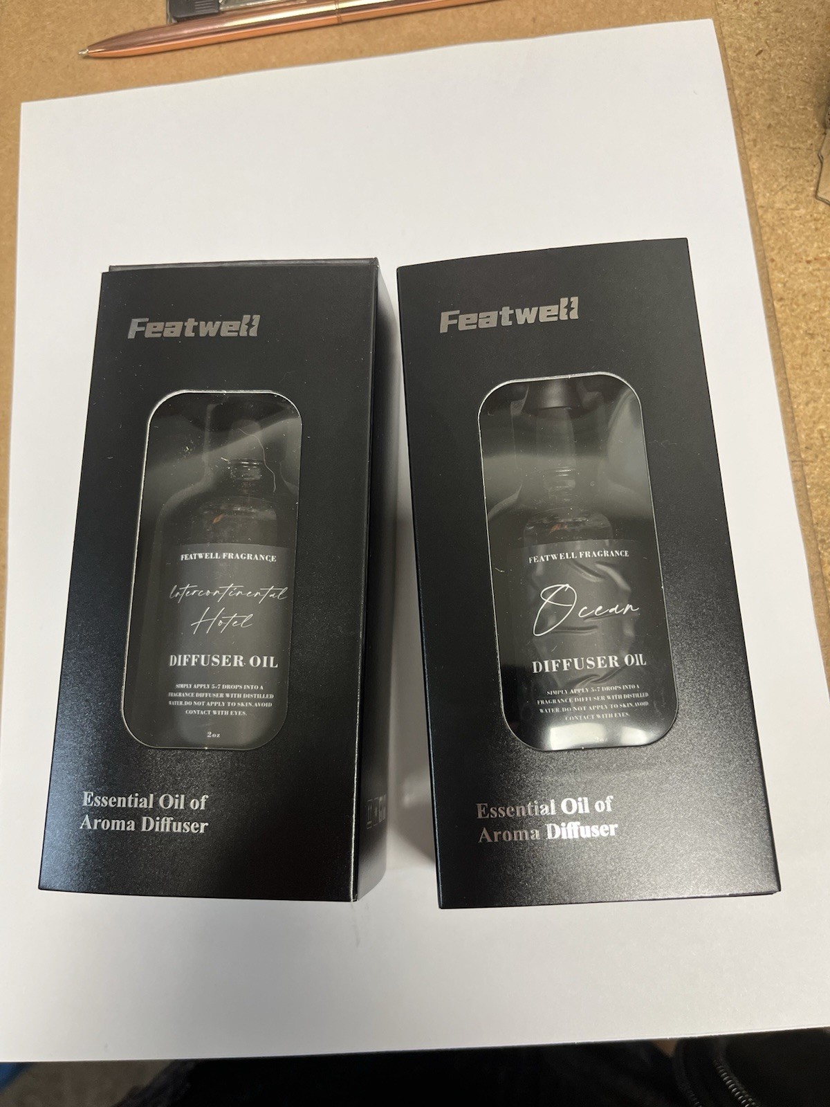 (2 bottles) Ocean & InterContinental Hotel Scent Essential Oil for Diffusers