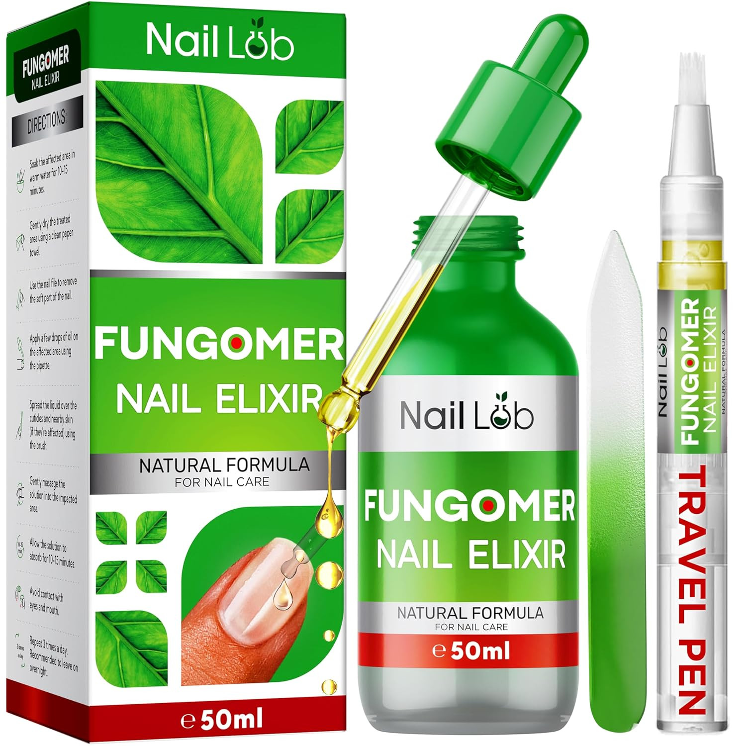 Premium Natural Nail Care with Tea Tree Oil Antifungal Pen for Toenail & Fingern