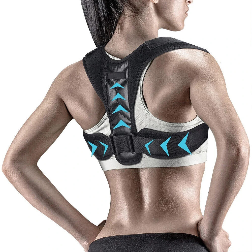 Posture Corrector Support Magnetic Back Shoulder Brace Belt Band For Men Women