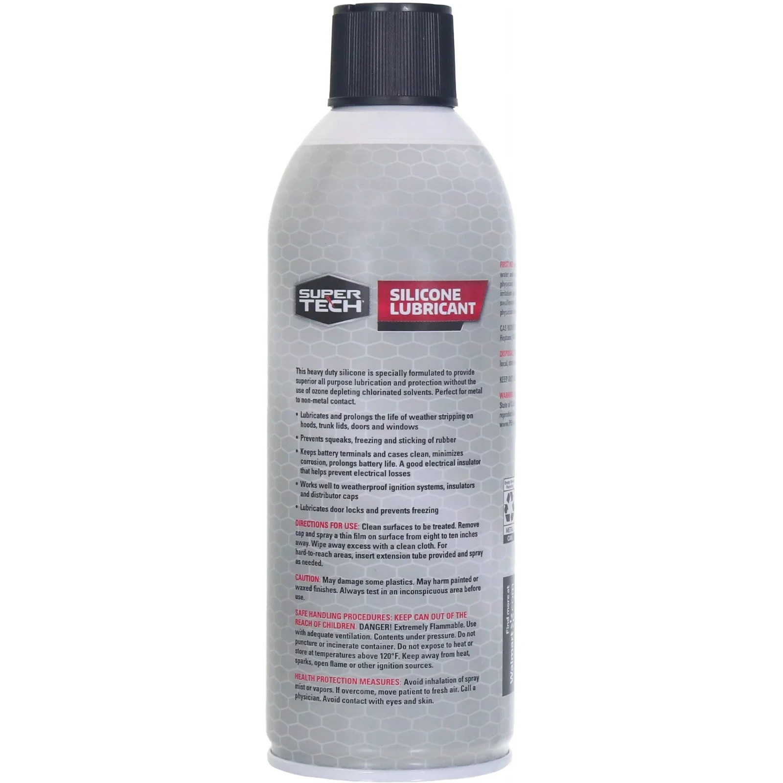 Super Tech Silicone Lubricant Spray – Silicone – Lubricant – 12oz